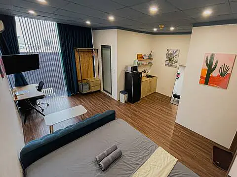Tranquil studio near D1 & Airport | Free Laundry